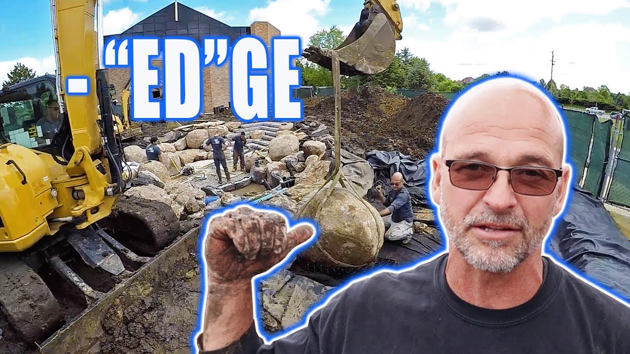 Building an EDGE for Recreation *POND* & Waterfalls: Christ Community Church - Part 3