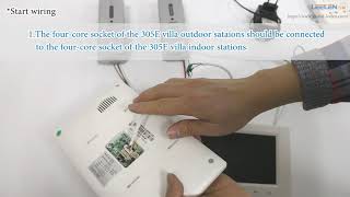 LEELEN 305E Villa KIt wiring instructions