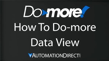 BRX Do-more Designer Data View from AutomationDirect