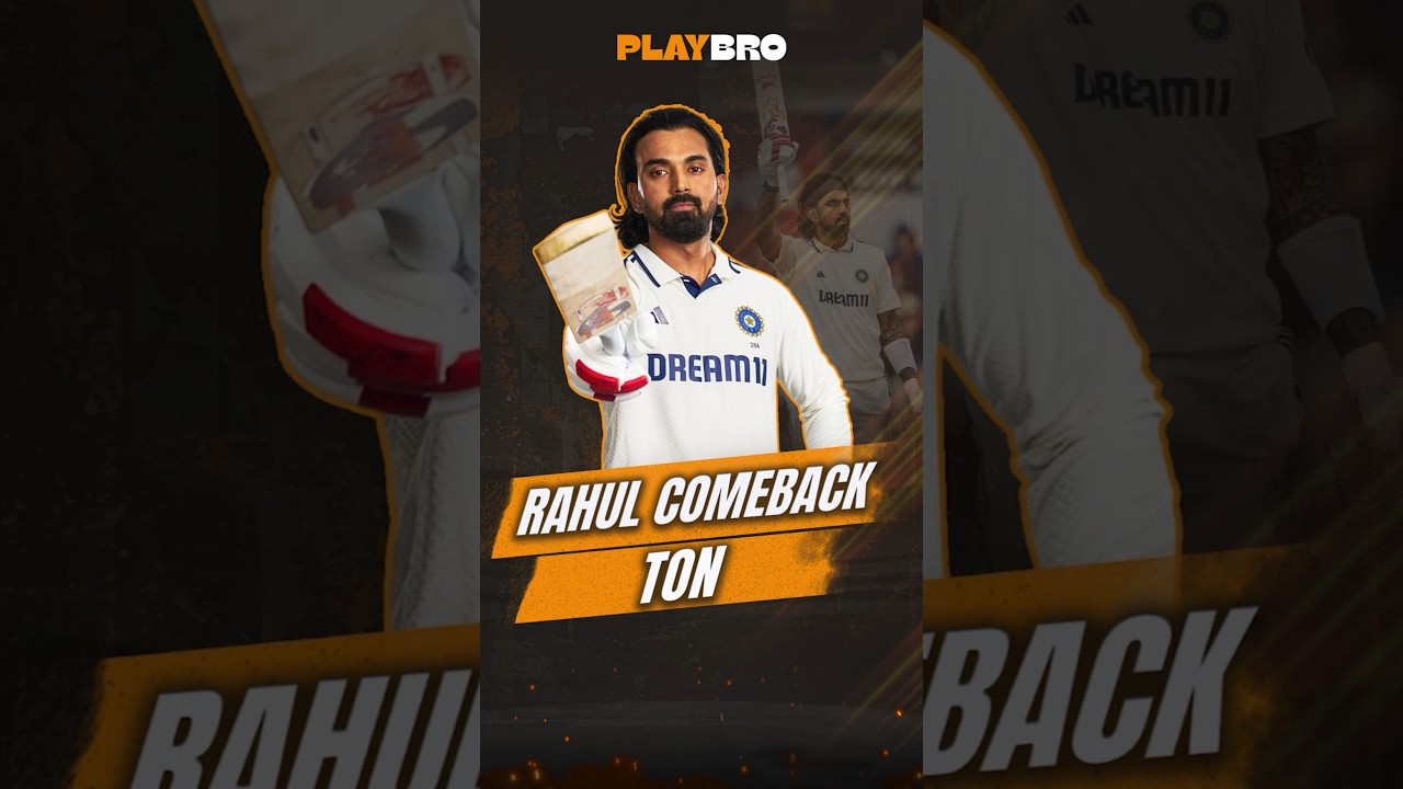 KL Rahul Ends 9-Year Century Drought At Home 