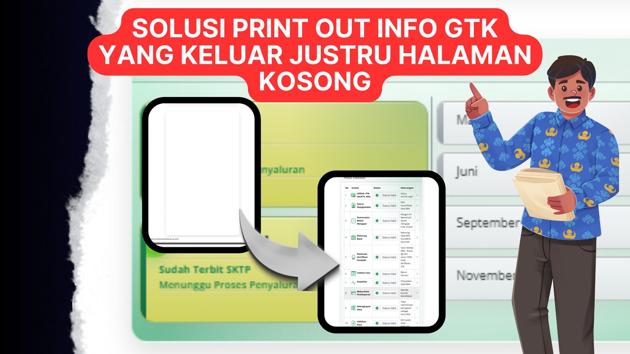 CARA MENGATASI PRINT OUT INFO GTK MUNCUL HALAMAN KOSONG.