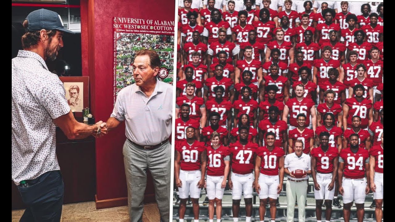 Michael Phelps talks to Alabama Football team | Team Photo | Tyler Harrell sighting | #RollTide