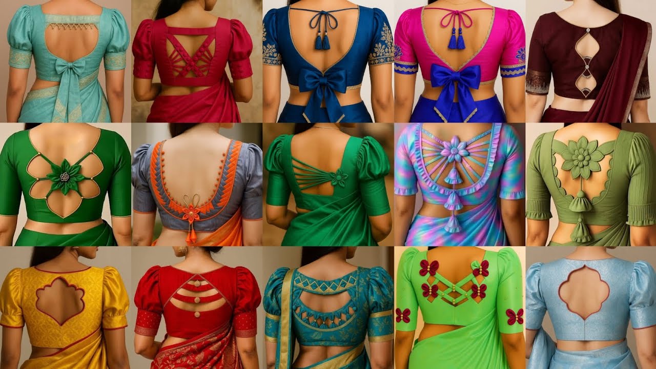 🎉 25+Latest Blouse Back Nack Designs / New Blouse Design 2025 /Blouse Design 2025 