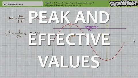 Peak and Effective Values (Full Lecture)