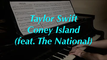 Taylor Swift - Coney Island (feat. The National) | Piano Cover