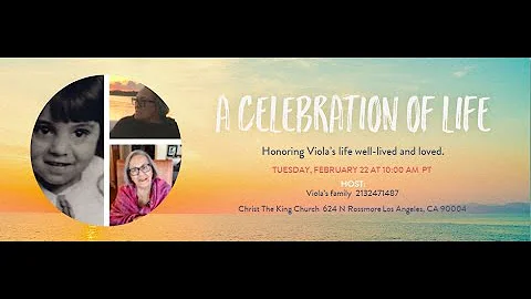 Funeral Service of Viola Lydia Romero 2/22/2022