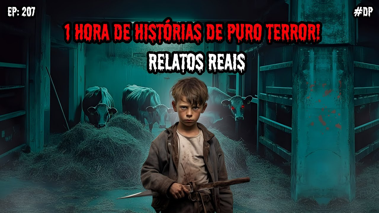 1 HORA DE TERROR - 6 RELATOS REAIS | EP.207 #dp