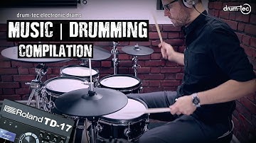 Roland TD-17 sound module on drum-tec electronic drums MUSIC MIX