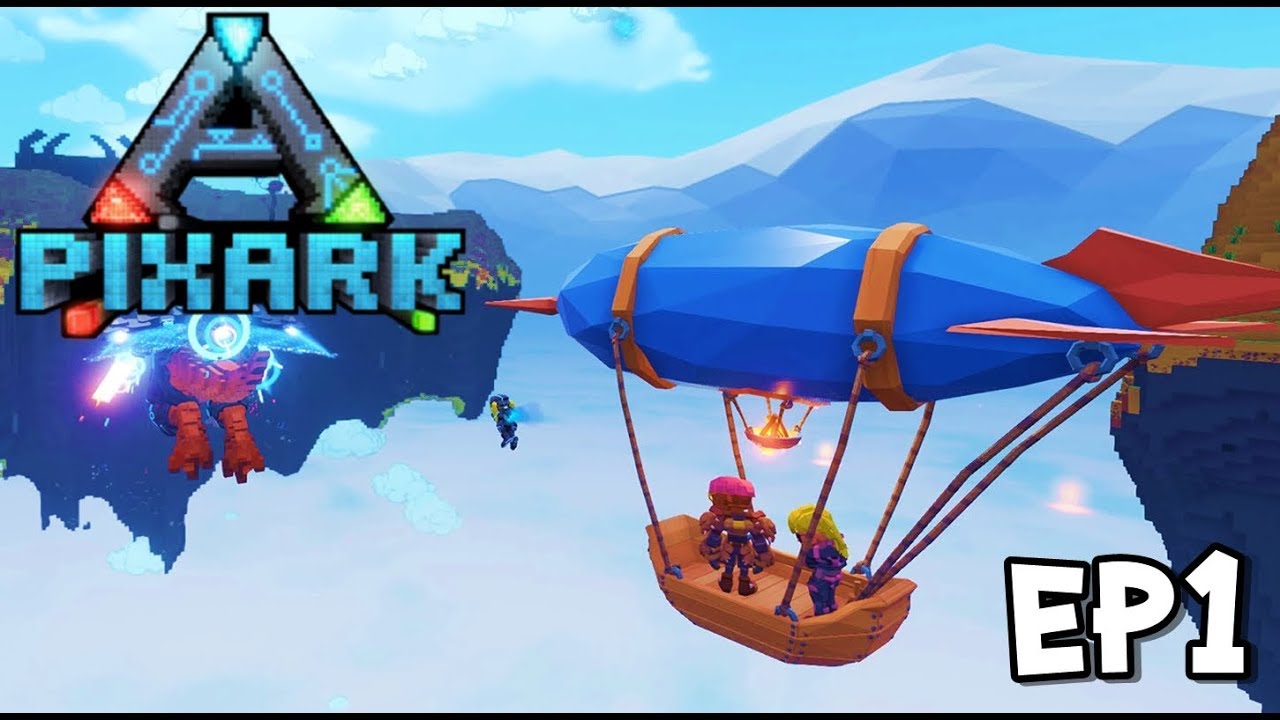 pixark ไทย  2022 New  Pixark Skyward ไทย EP1 / จับไดโนเสาร์ในดินแดนลอยฟ้า