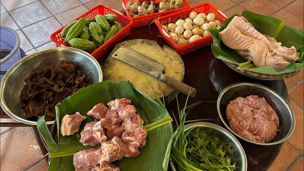 💥Mâm Cơm Ngày Tết Nhà Nào Cũng Có👉Thịt Kho Tàu-Khổ Qua Hầm 29 Rước Ông Bà Về Ăn Tết 2026 