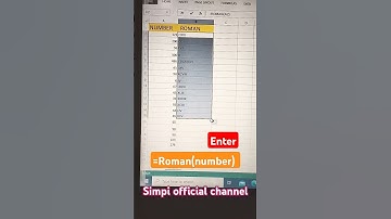 How To Use Roman Function In Excel👍#short#viral#shorts#trending #shortvideo#shortsfeed#ytshorts#yt 🌺