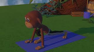 Morning Yoga for Kids: Wake Up & Sparkle with the Yoga Monkey! 🐒☀️✨#MorningYoga #KidsYoga #morning