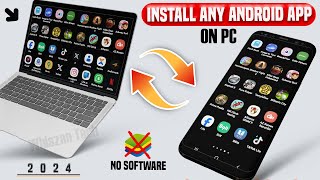 How to Install Android Apps on Windows 10/11 Without Emulator, Without Bluestack | Android App on PC