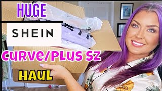 Shein Curve Plus Try On Haul | HUGE SHEIN CURVE haul | HOTMESS MOMMA VLOGS