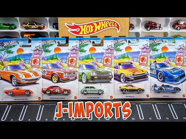 Unboxing Hot Wheels 2024 J-imports Set - YouTube