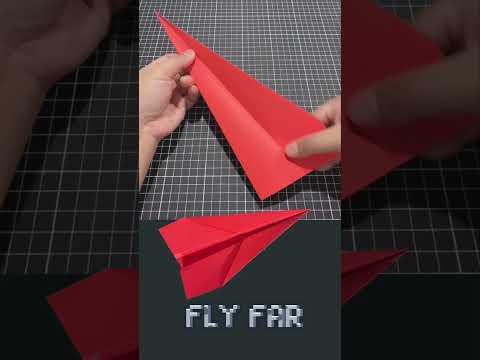 How to make a paper airplane that flies far | Very Easy Airplane