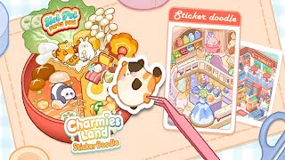 Charmies Land: Sticker Doodle (by Abi Games) IOS Gameplay Video (HD) screenshot 3