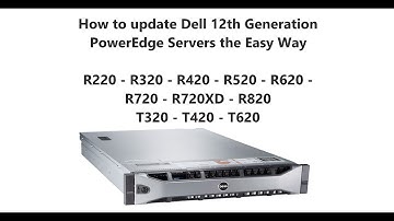 How to update Dell 12th Generation PowerEdge Servers (R620, R720, etc) the Easy Way