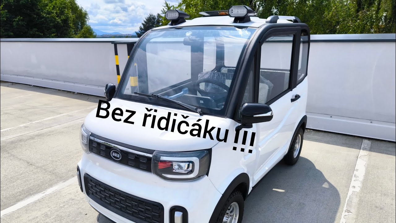 Elektrické autíčko bez řidičáku