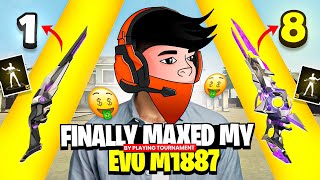 Finally Maxed My Evo M1887 ☠️| By Playing Free Fire Tournament 🔥| Shreyash!op screenshot 2