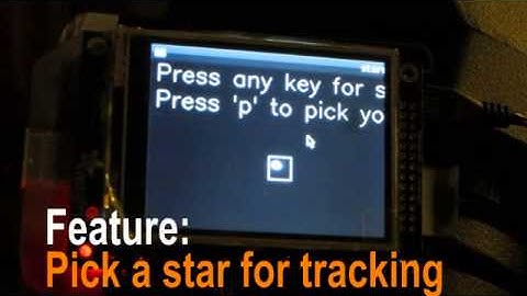 Raspberry Pi Star Auto Guiding Project Feasibility Test