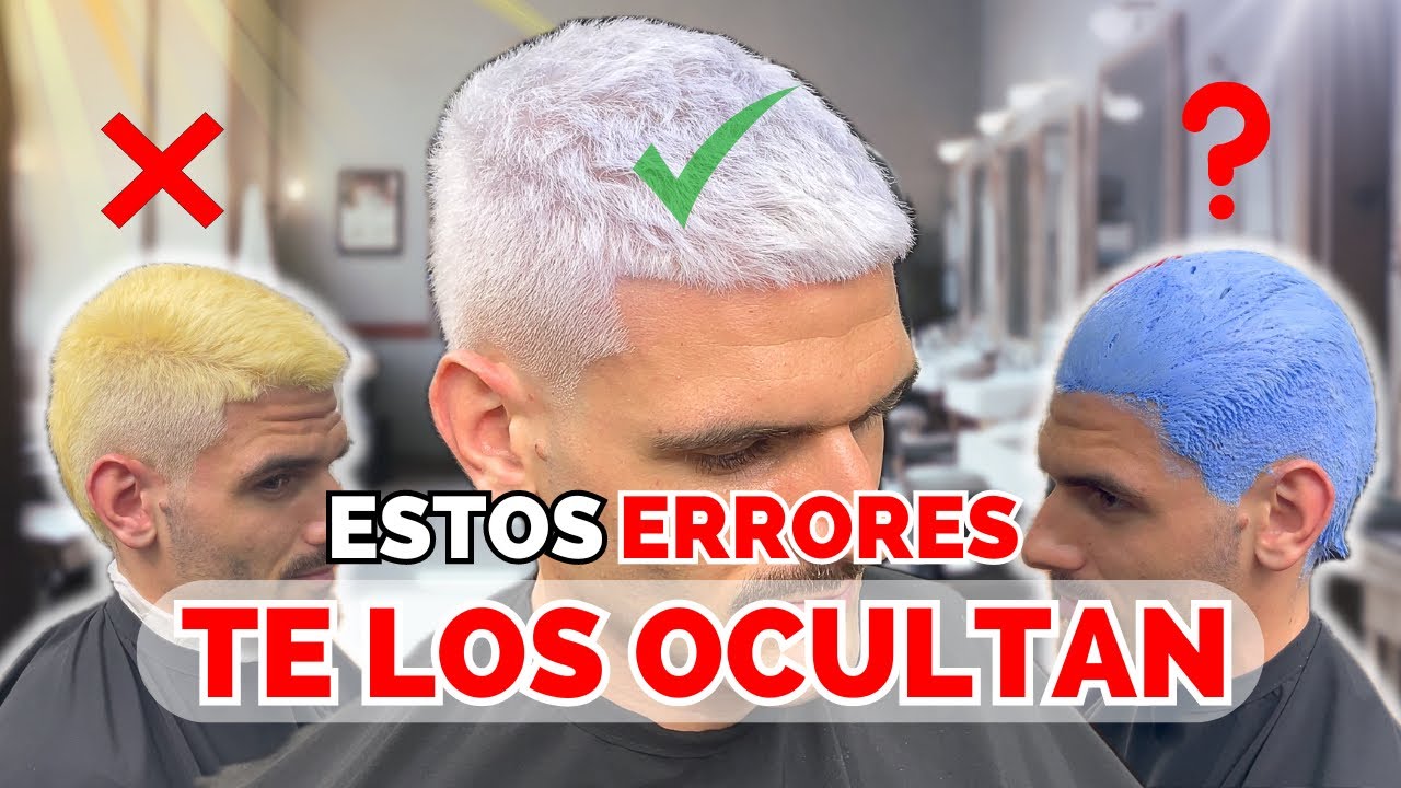 💈Tutorial Barbería: CÓMO hacer un COLOR BLANCO.🥶🎨 (lo que nadie te enseña)