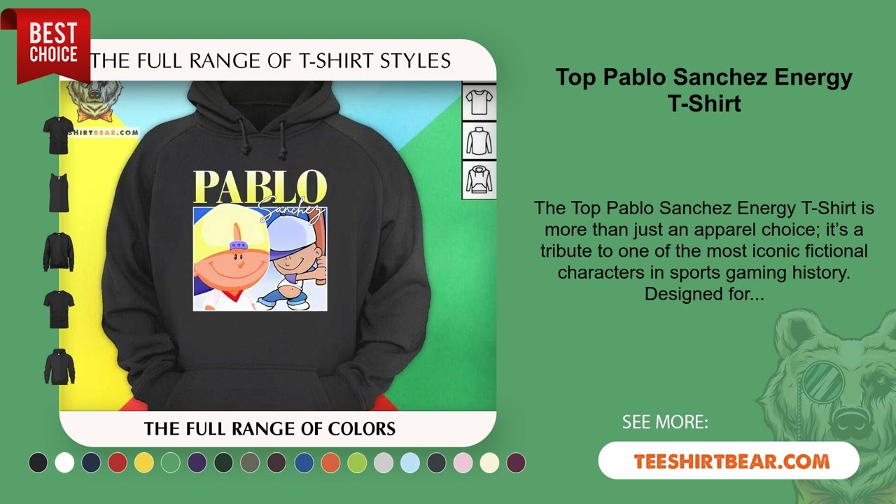 Top Pablo Sanchez Energy T-Shirt