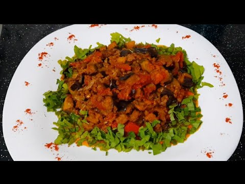 TENCEREDE  NEFİS PATLICAN  MUSAKKA TARİFİ | PRATİK KIYMALI ANA YEMEK TARİFLERİ