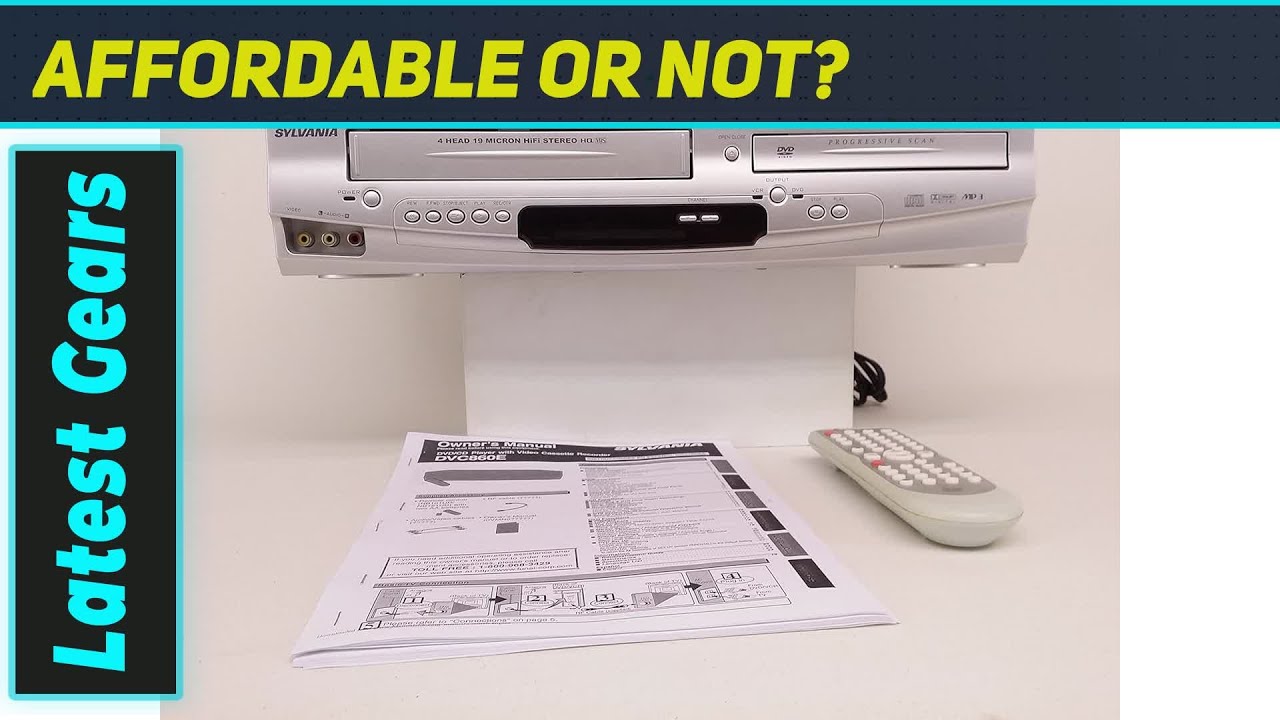 Sylvania DVC860E: The Ultimate DVD VCR Combo for Seamless Entertainment