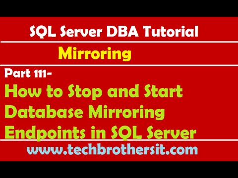 Video: Come è possibile controllare lo stato del mirroring di SQL Server?