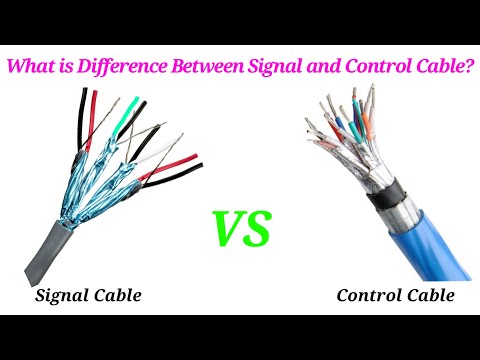 Signal Cable vs Control Cable | What is Difference Between Signal and Control