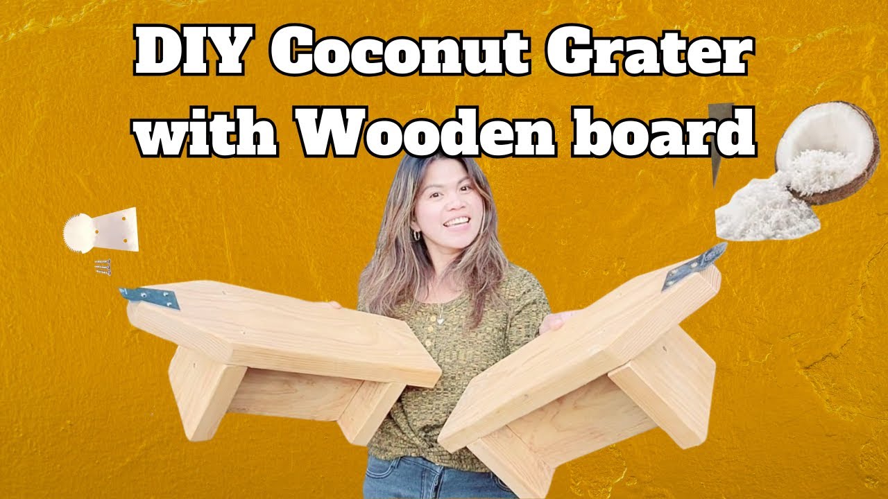 DIY COCONUT GRATER WITH WOODEN BOARD YouTube
