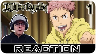 Jujutsu Kaisen Episode 1 REACTION | WHAT A WILD START!