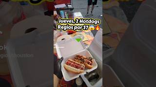 El hotdog regio en Houston 😋 #htx #fyp #parati #elhotdogregio