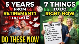 5 Years Away From Retirement? Do These 7 Things Right Now Before It's Too Late