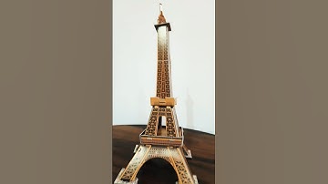 Eiffel tower 🗼 3d puzzle #3dpuzzles