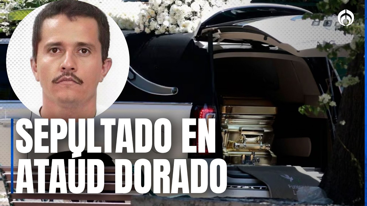 Entierran a 'El Mencho' en cementerio Recinto de la Paz en medio de fuerte operativo