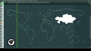 Как звучит карта мира(версия по казахский)