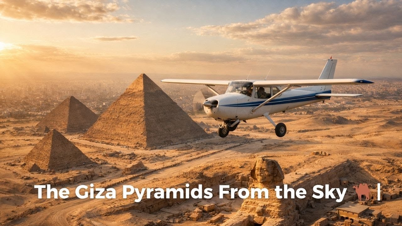 Flying Over the Giza Pyramids, Cairo, Egypr | MSFS 2024 