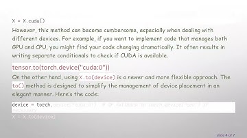 Understanding the tensor.cuda() vs. tensor.to(torch.device("cuda:0")) in PyTorch
