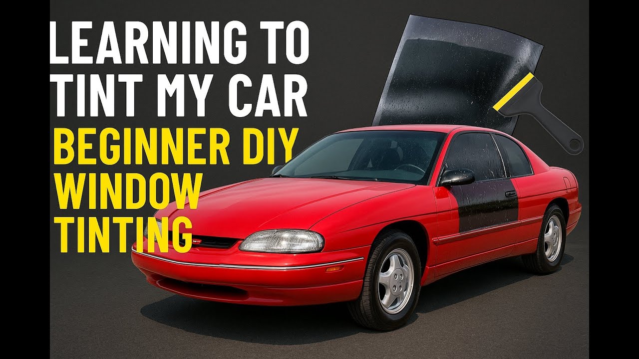Learning to Tint My Car – Beginner DIY Window Tinting! - YouTube