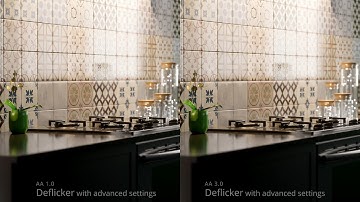 Twinmotion anti aliasing flickering fixed in DaVinci resolve