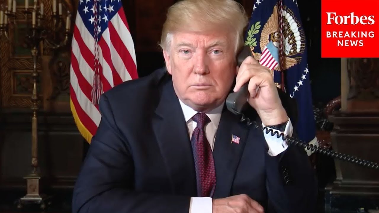 THANKSGIVING FLASHBACK: President Trump Speaks To Military Service Members On Thanksgiving In 2018