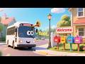 Toot Toot White Bus Song 🚌🤍 | Fun Bus Song for Kids | Nursery Rhymes &amp; Kids Songs