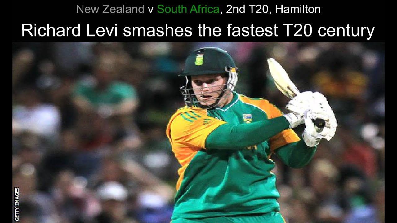 Richard Levi smashes the fastest T20 century