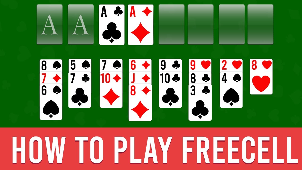 Freecell Solitaire Card Video Game: Play Free Online Free Cell Solitaire  With No App Download Required!