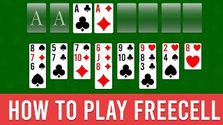 How to play freecell solitaire | Learn freecell solitaire youtube | freecell game kaise khele screenshot 4