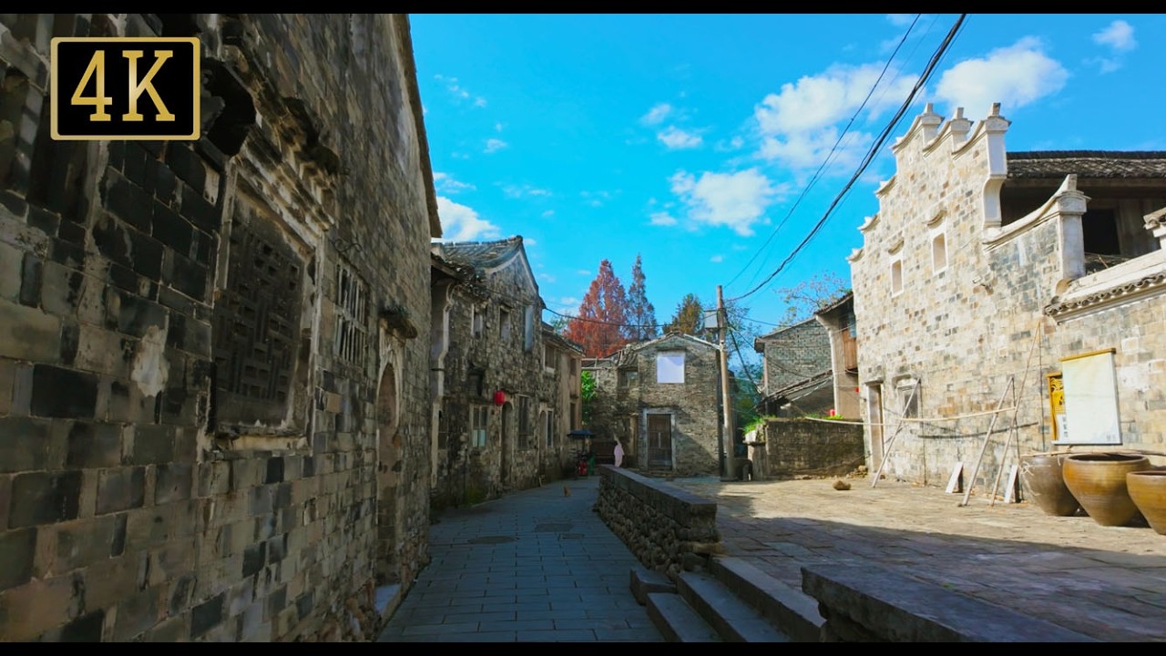 China Traditional Village Walk｜A Disappearing Ancient Village・Zhangjiadu Village(张家渡村), Zhejiang・4K