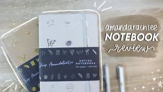 amandarachlee dotted notebook review 2020