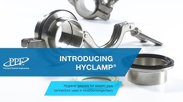 Introducing HyClamp Sanitary Gaskets for Aseptic Pipe Couplings from PPE
